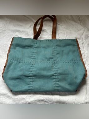 Jack Rogers Teal Tote